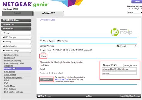 rasports.ddns.net|How do I set up a NETGEAR Dynamic DNS account on my .